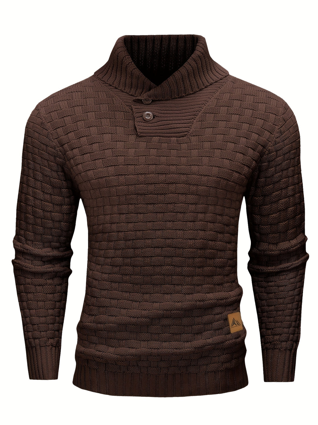Alistair | Textured Shawl-Collar Sweater