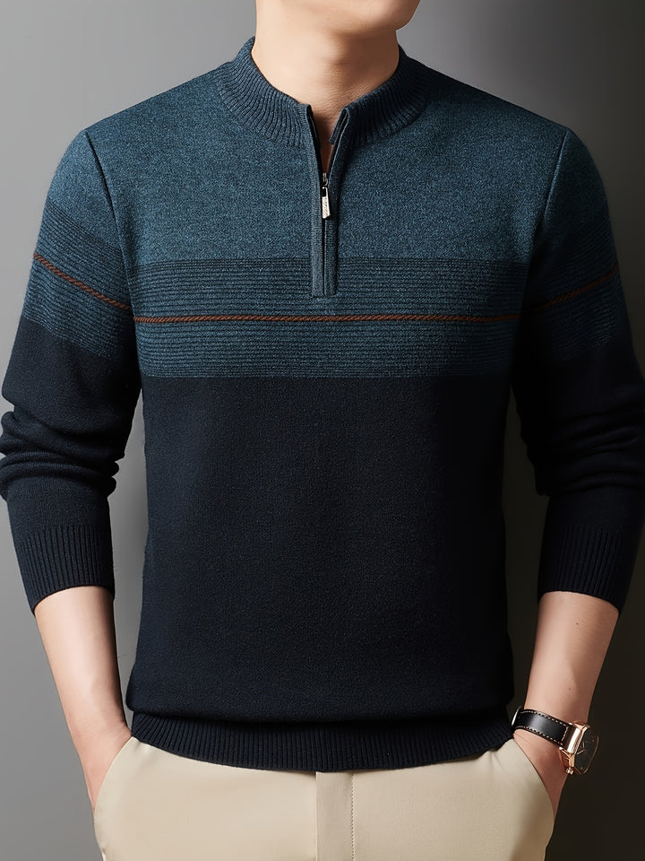Lucas | Quarter-Zip Knit Sweater