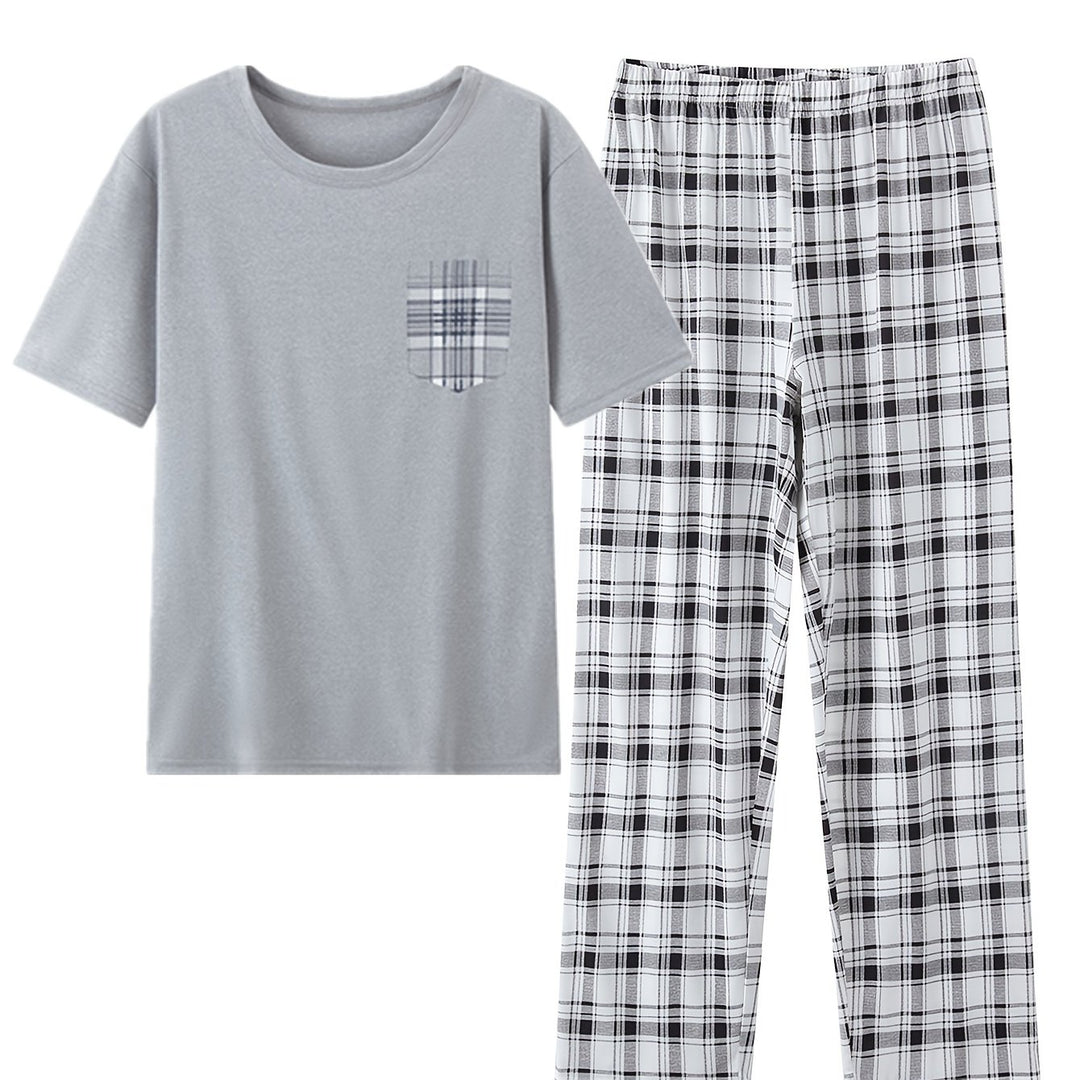 Tristan | Relaxed Checkered Two-Piece Set