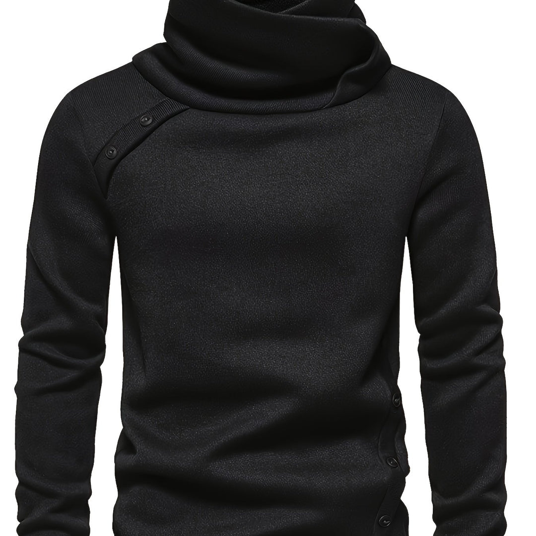 Nash | Slouchy Collar Button-Up Sweater