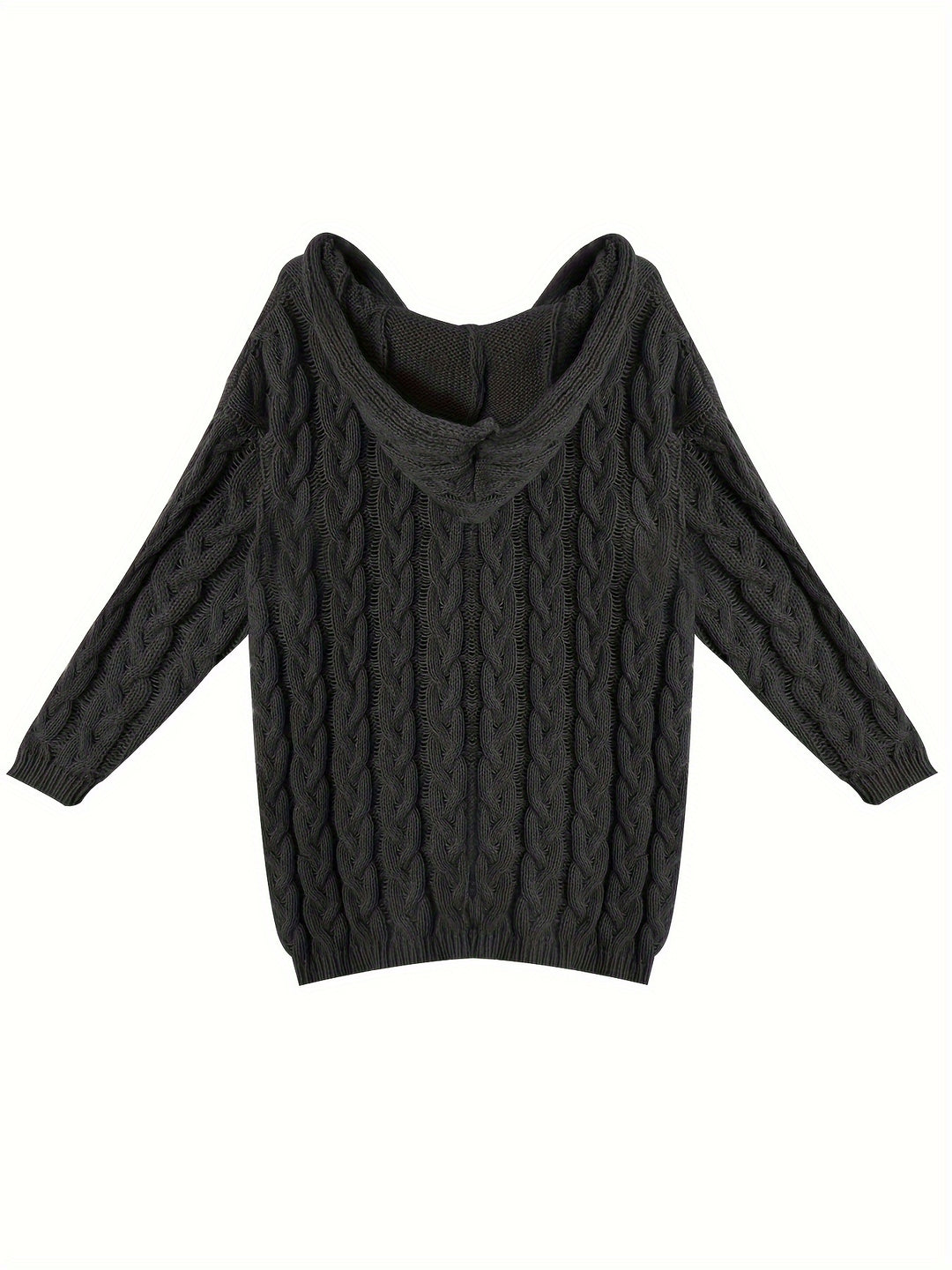 Florence | Relaxed Cable-Knit V-Neck Sweater