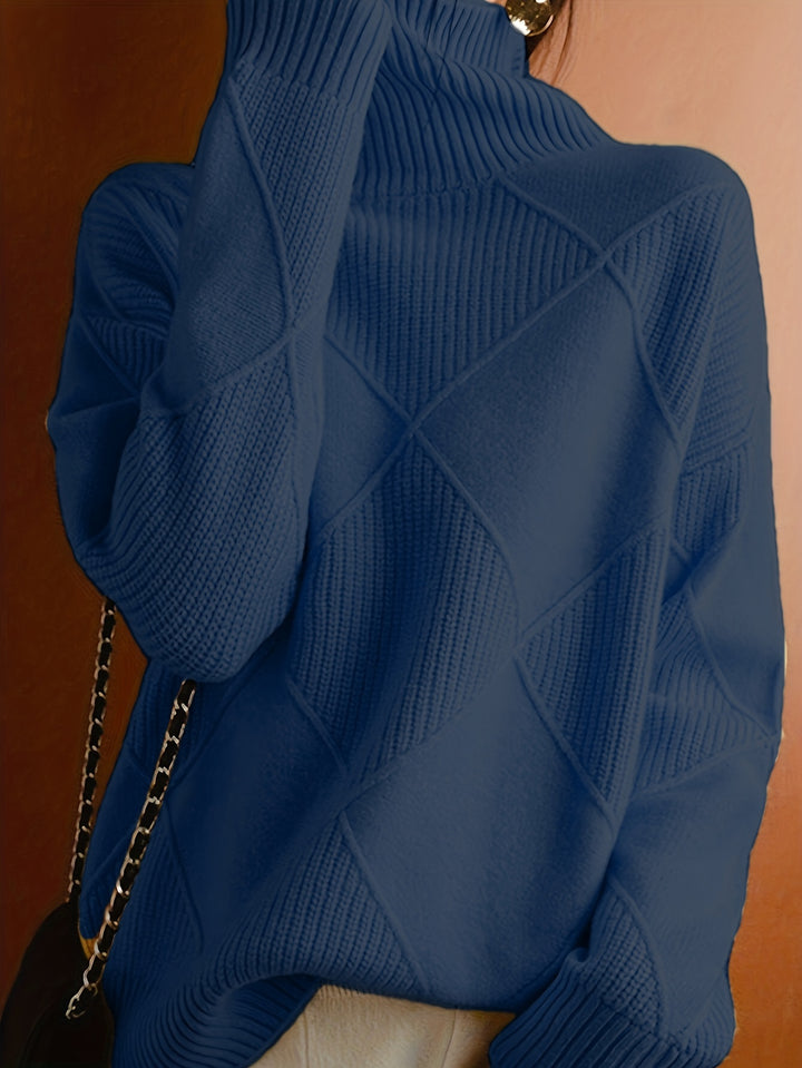 Maeve | Textured Turtleneck Sweater