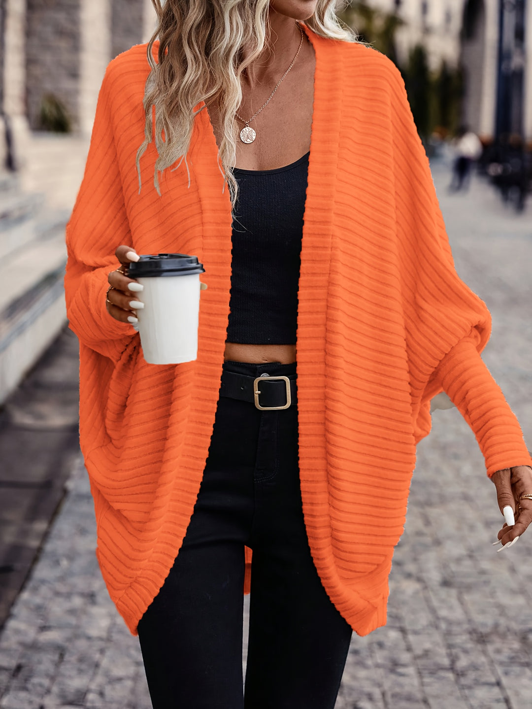 Odette | Relaxed Open-Front Cardigan