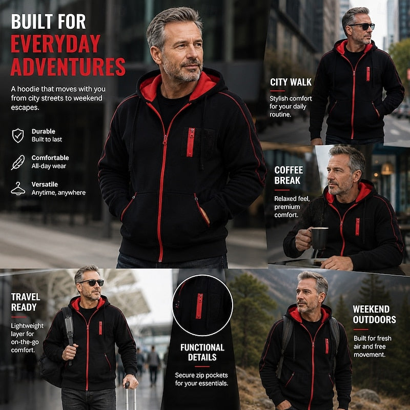 Dorian | Full-Zip Hooded Jacket