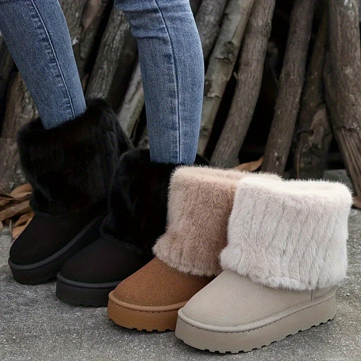 Loretta | Cozy Platform Winter Boots