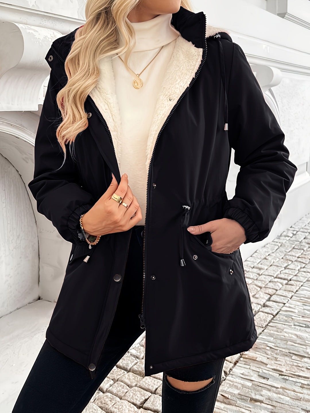 Aubrey | Cozy Hooded Jacket