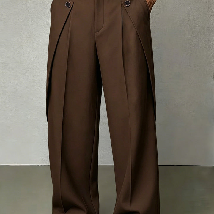Hudson | Pleated Wide-Leg Trousers