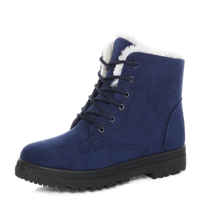 Elsa | Cozy Lace-Up Ankle Boots