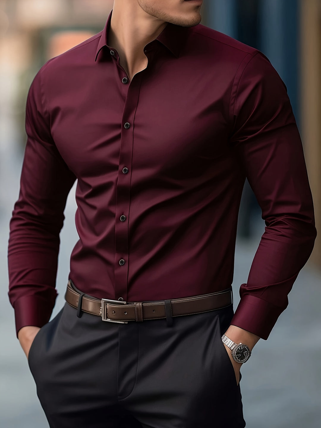 Henry | Tailored Long Sleeve Shirt