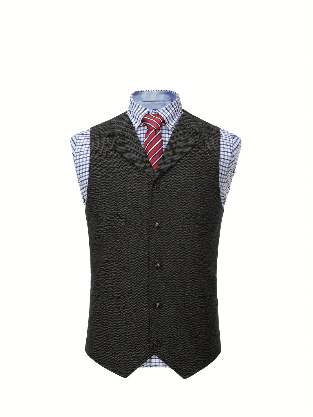 Colton | Heritage Herringbone Vest