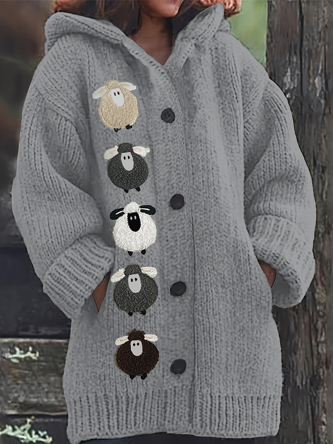 Rosetta | Cozy Hooded Cardigan