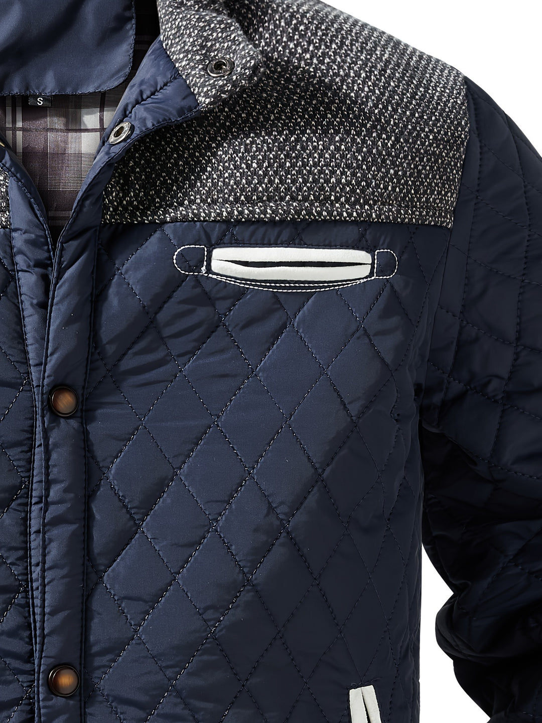 Gideon | Quilted Stand-Collar Jacket