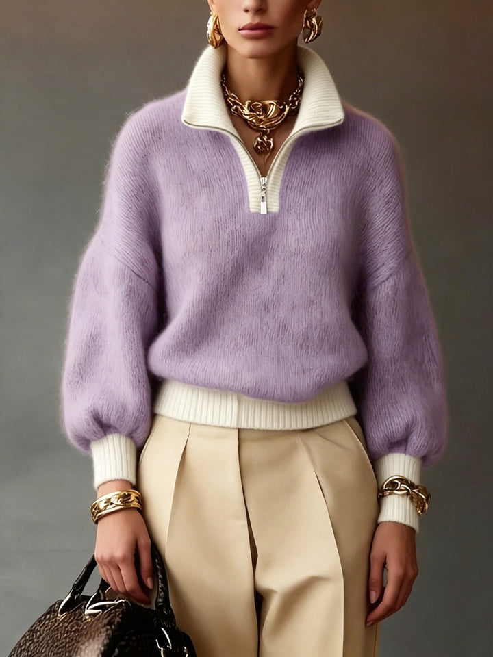 Cecily | Relaxed Half-Zip Sweater