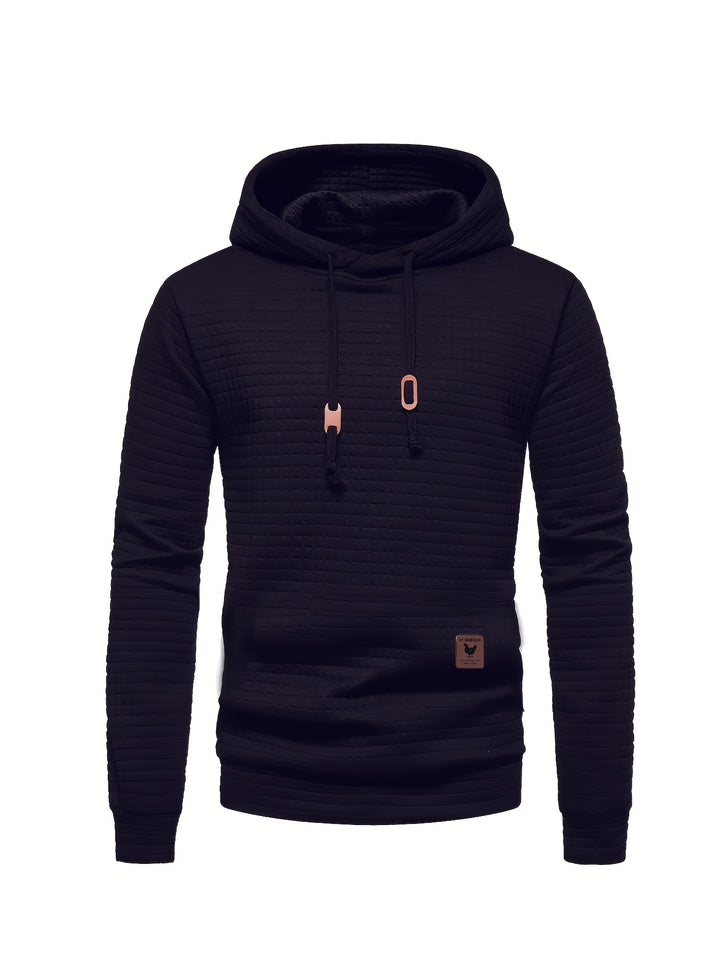 Harrison | Textured Pullover Hoodie