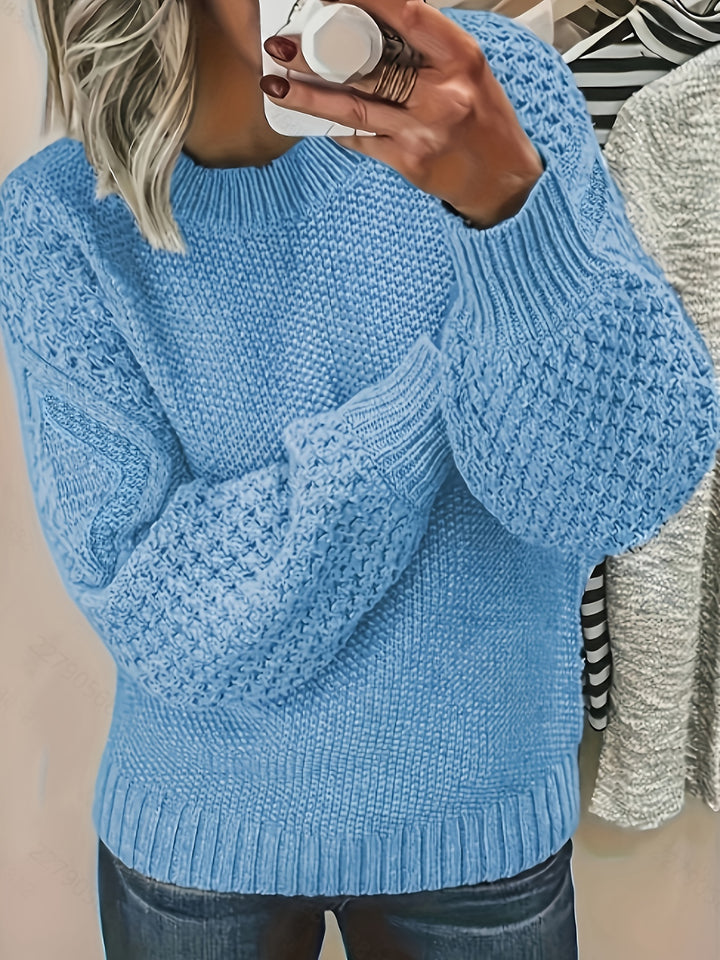 Bonnie | Cozy Lantern-Sleeve Sweater