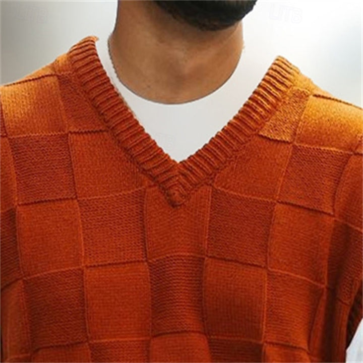 Maurice | Textured V-Neck Sweater Vest