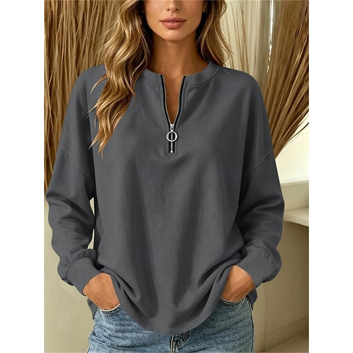 Camille | Relaxed Quarter-Zip Top