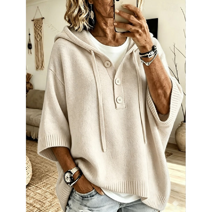 Brooklyn | Relaxed Hooded Knit Sweater