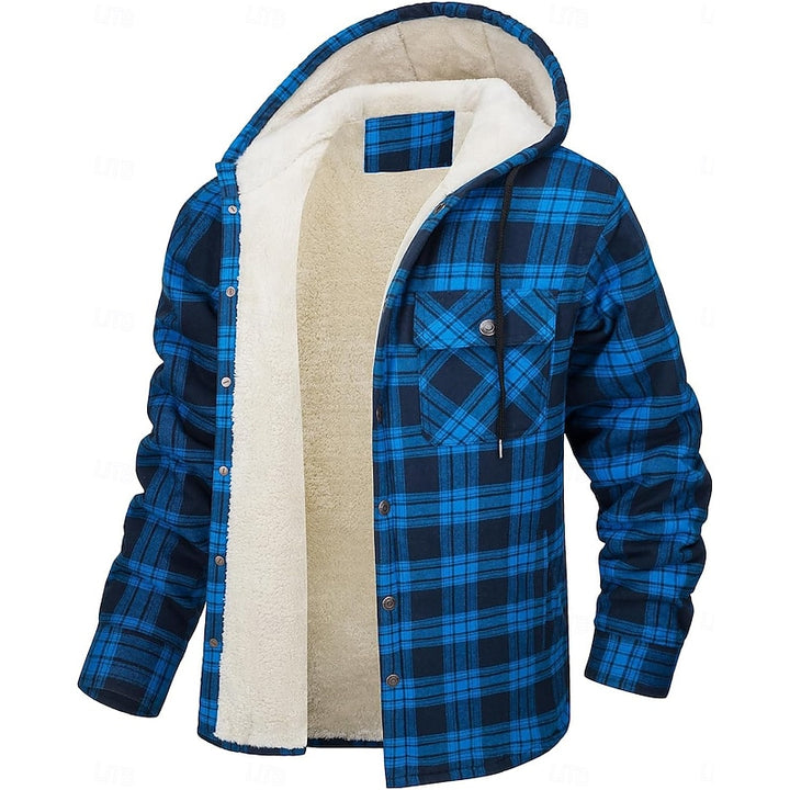 Curtis | Hooded Check Overshirt