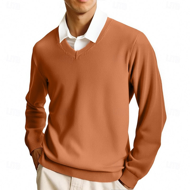 Clayton | Classic V-Neck Sweater