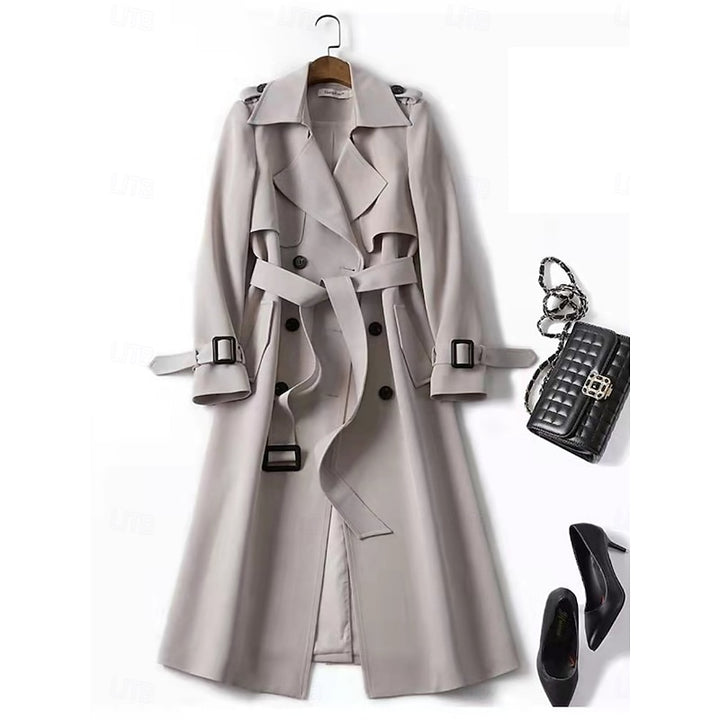 Clarissa | Belted Long Trench Coat