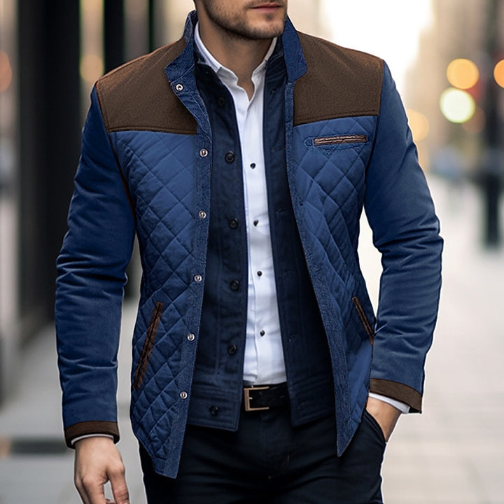 Fletcher | Color Block Quilted Jacket