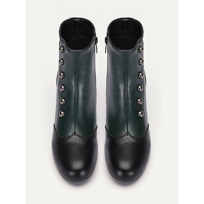 Prudence | Vintage Buttoned Ankle Boots