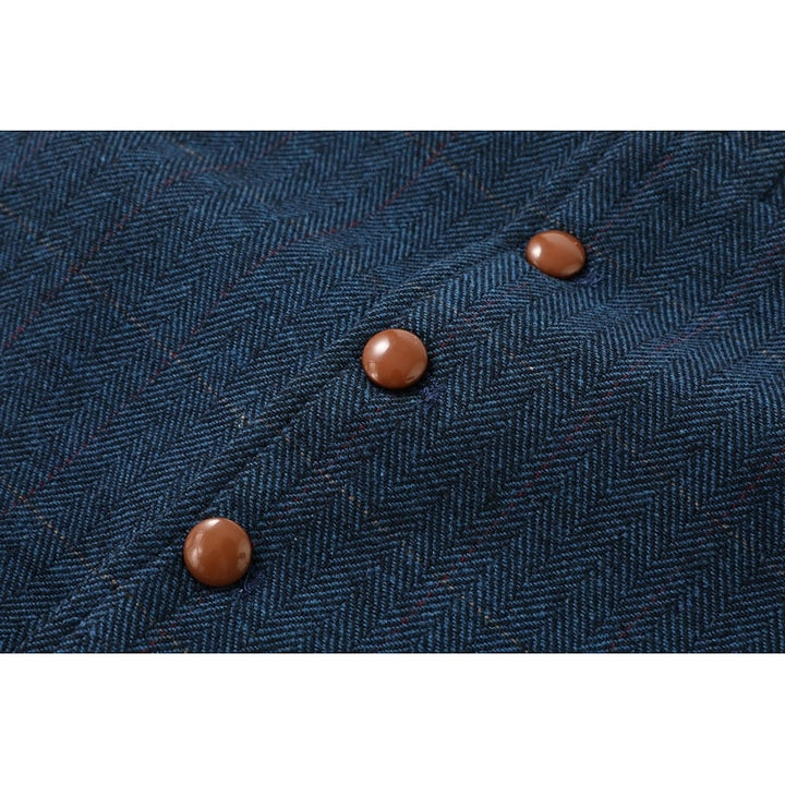 Theron | Herringbone Tailored Waistcoat