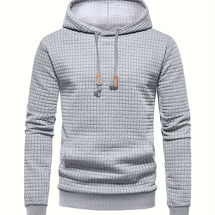Garrison | Textured Hooded Pullover Hoodie