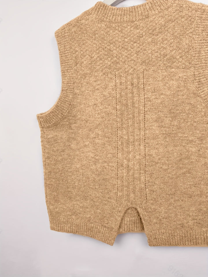 Brooke | Cable-Knit Sweater Vest