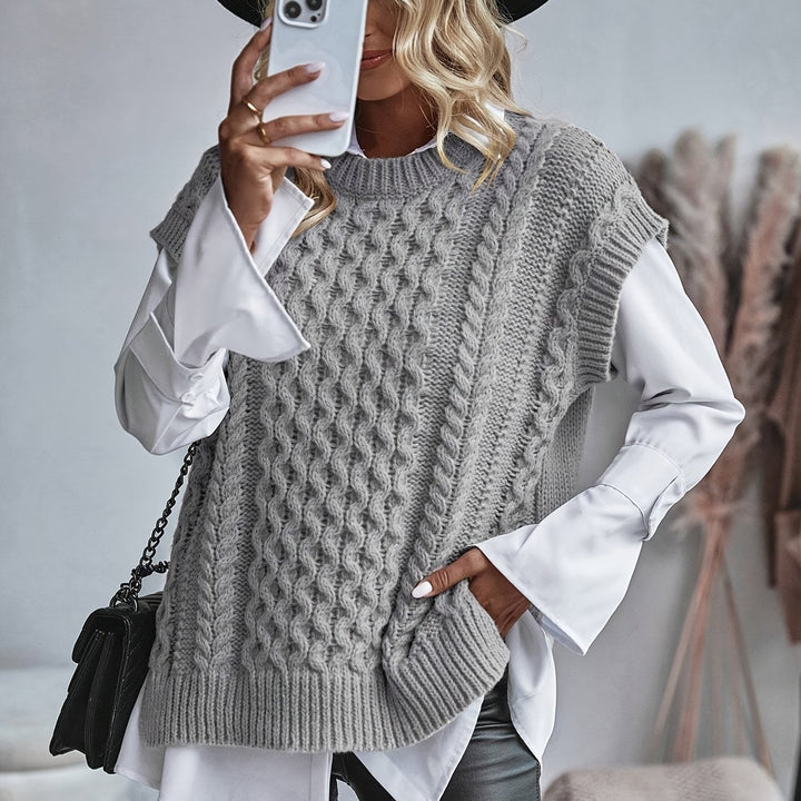 Bridget | Cozy Cable-Knit Sweater Vest