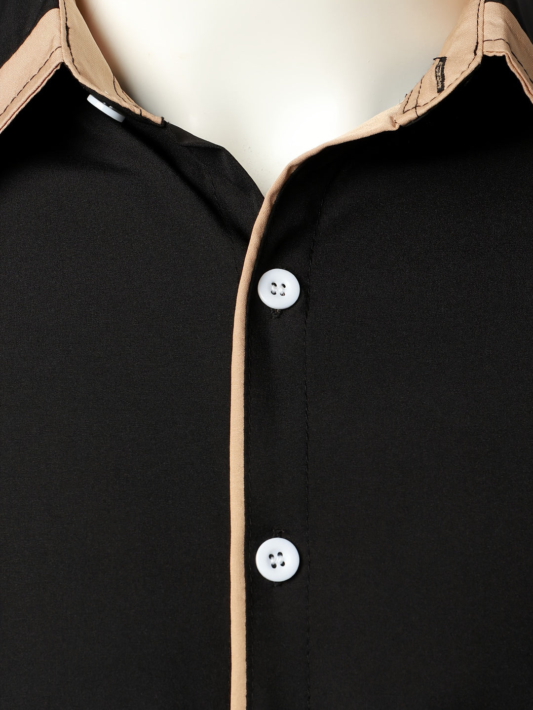 Lucille | Contrast-Trim Long Sleeve Shirt