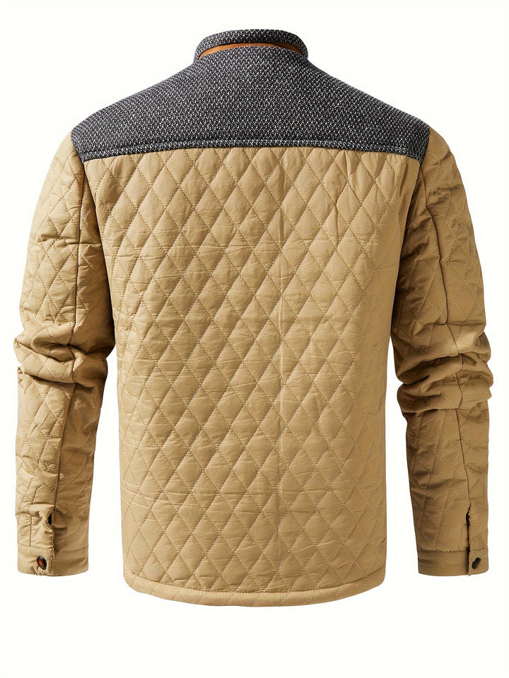 Gideon | Quilted Stand-Collar Jacket