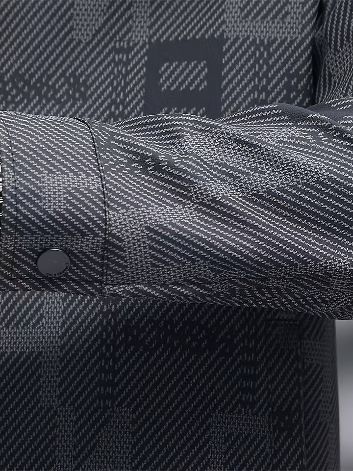 Fletcher | Patterned Trucker Jacket