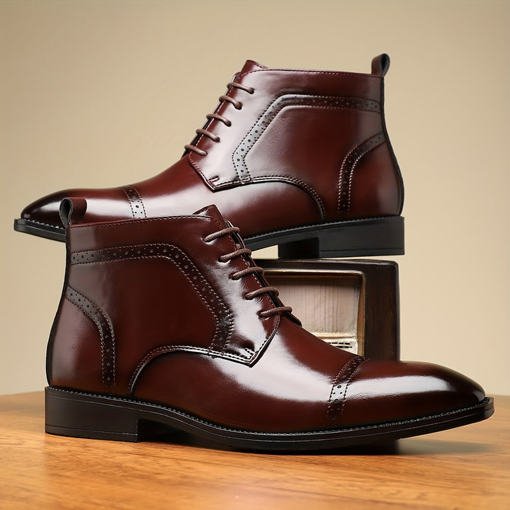 Everly | Refined Cap-Toe Ankle Boots