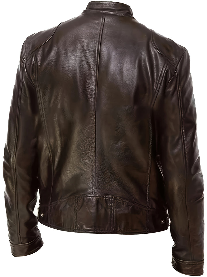 Bryson | Stand-Collar Moto Jacket