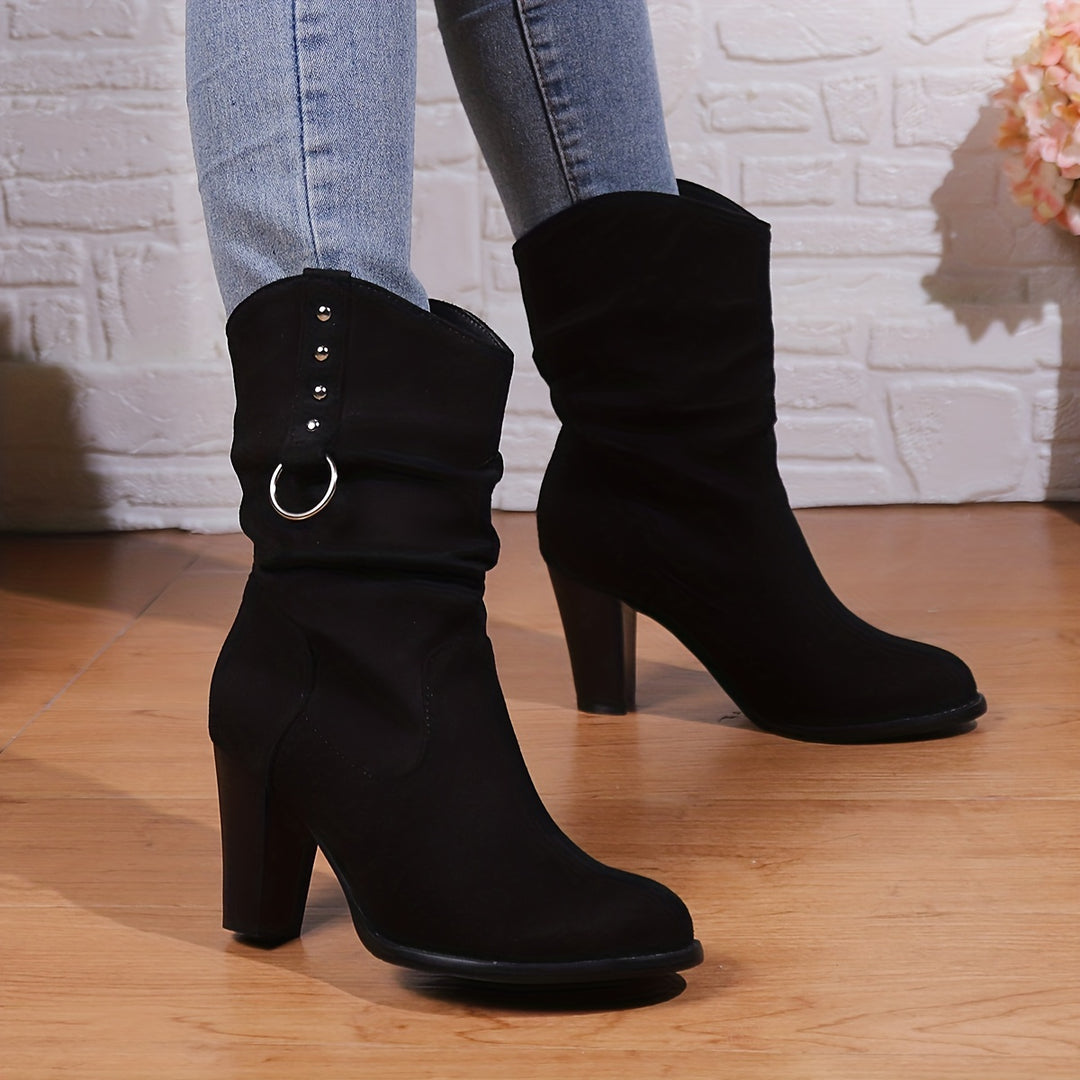 Carmen | Slouchy Western Ankle Boots