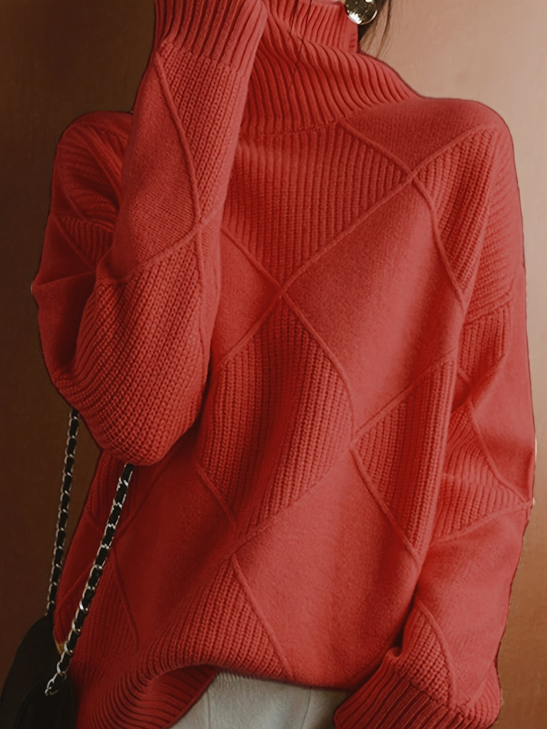 Maeve | Textured Turtleneck Sweater
