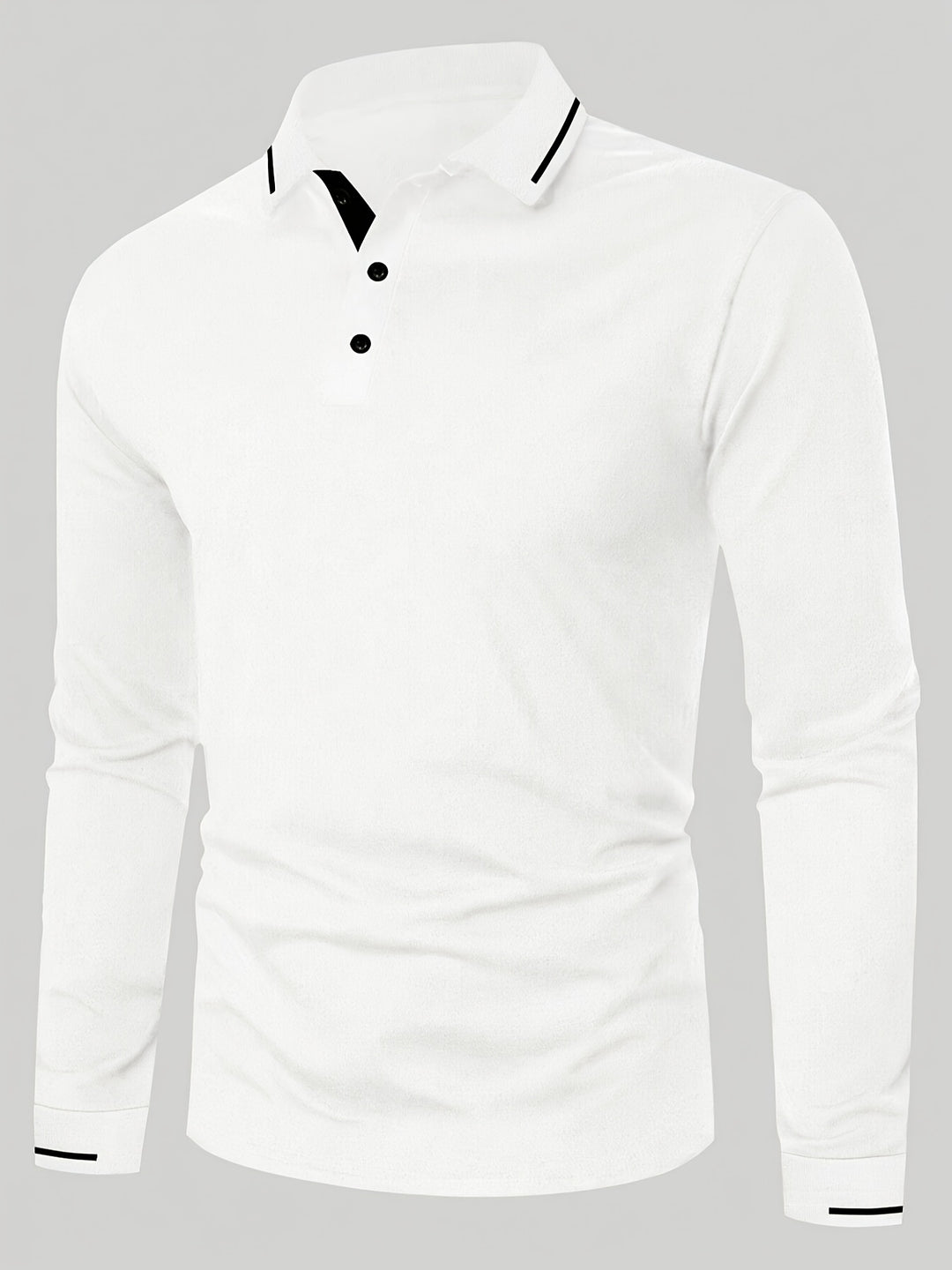 Dalton | Refined Long-Sleeve Polo Shirt