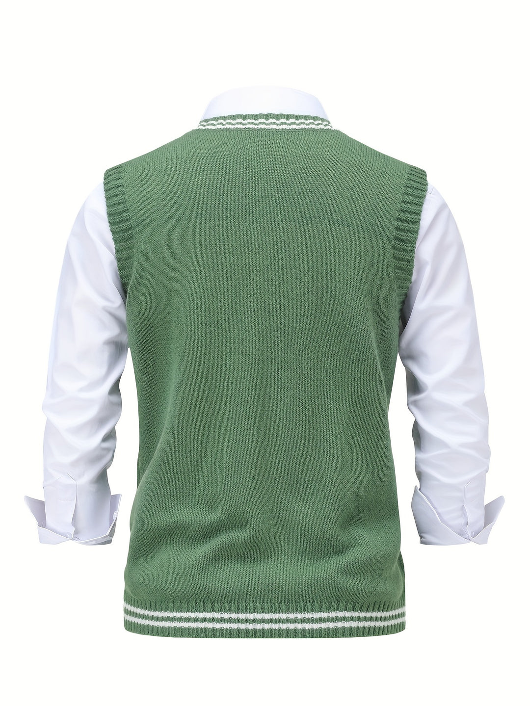 Gideon | Cable-Knit V-Neck Sweater Vest