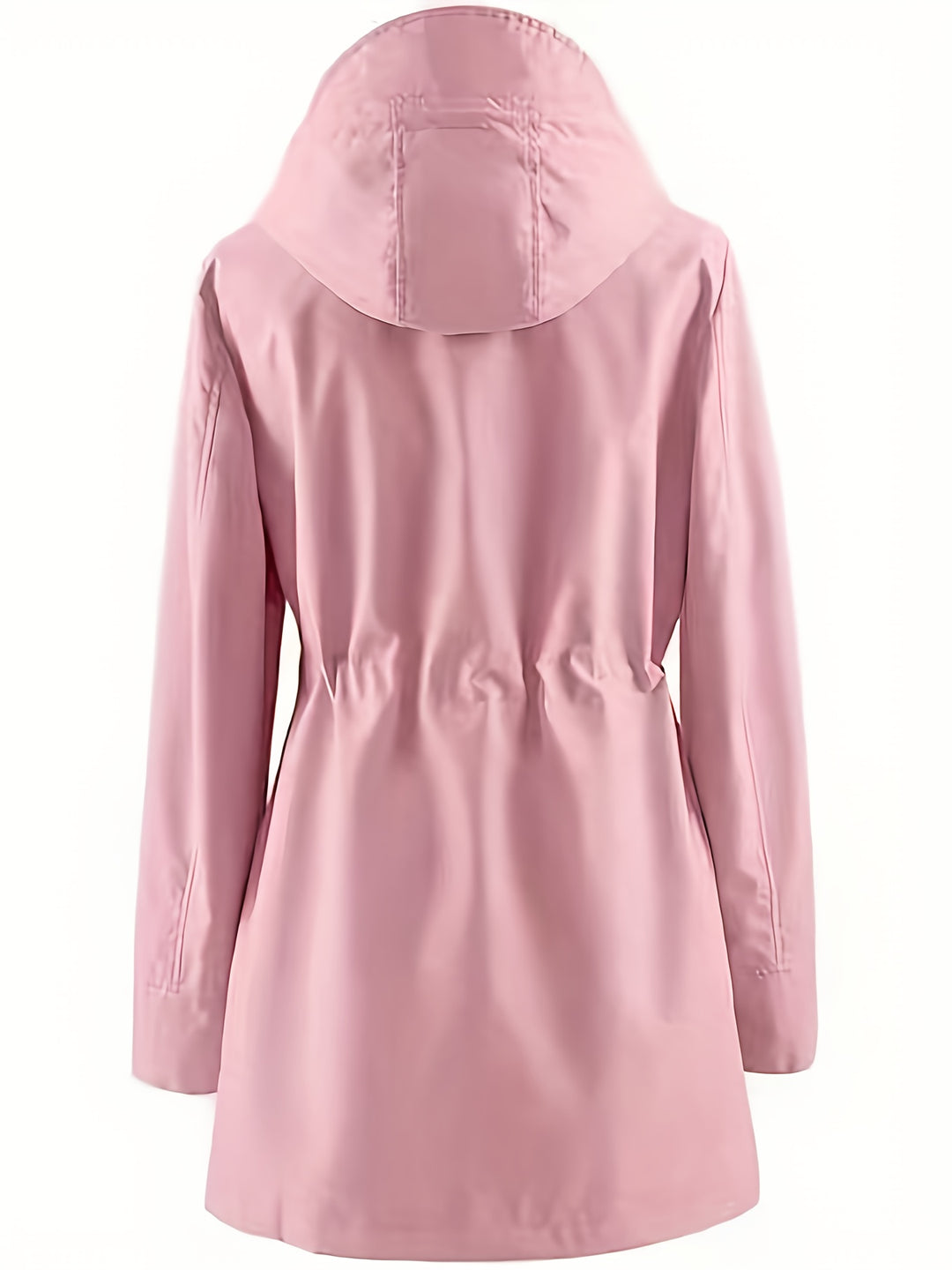 Joyce | Hooded Drawstring Rain Jacket