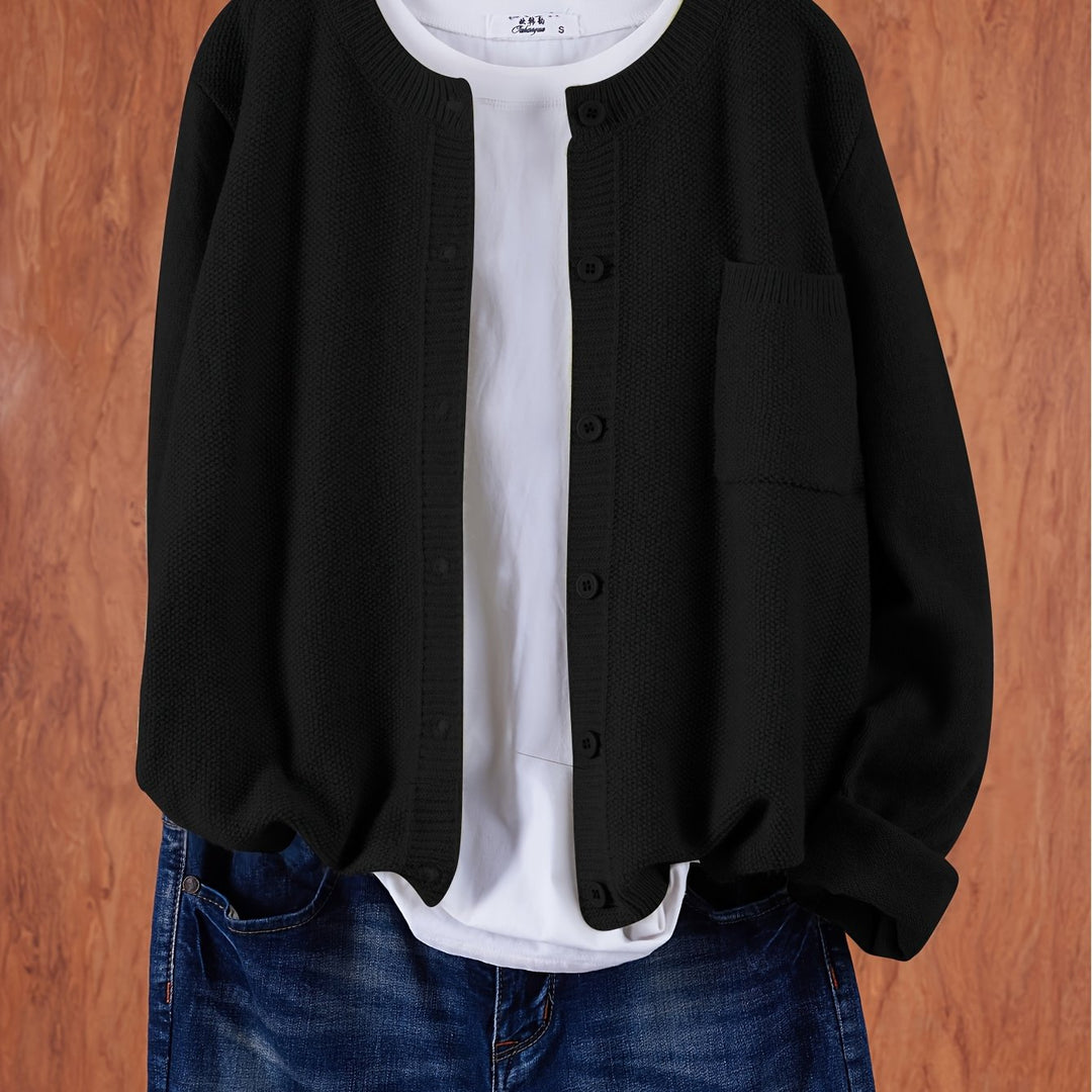 Tabitha | Button-Front Open Cardigan