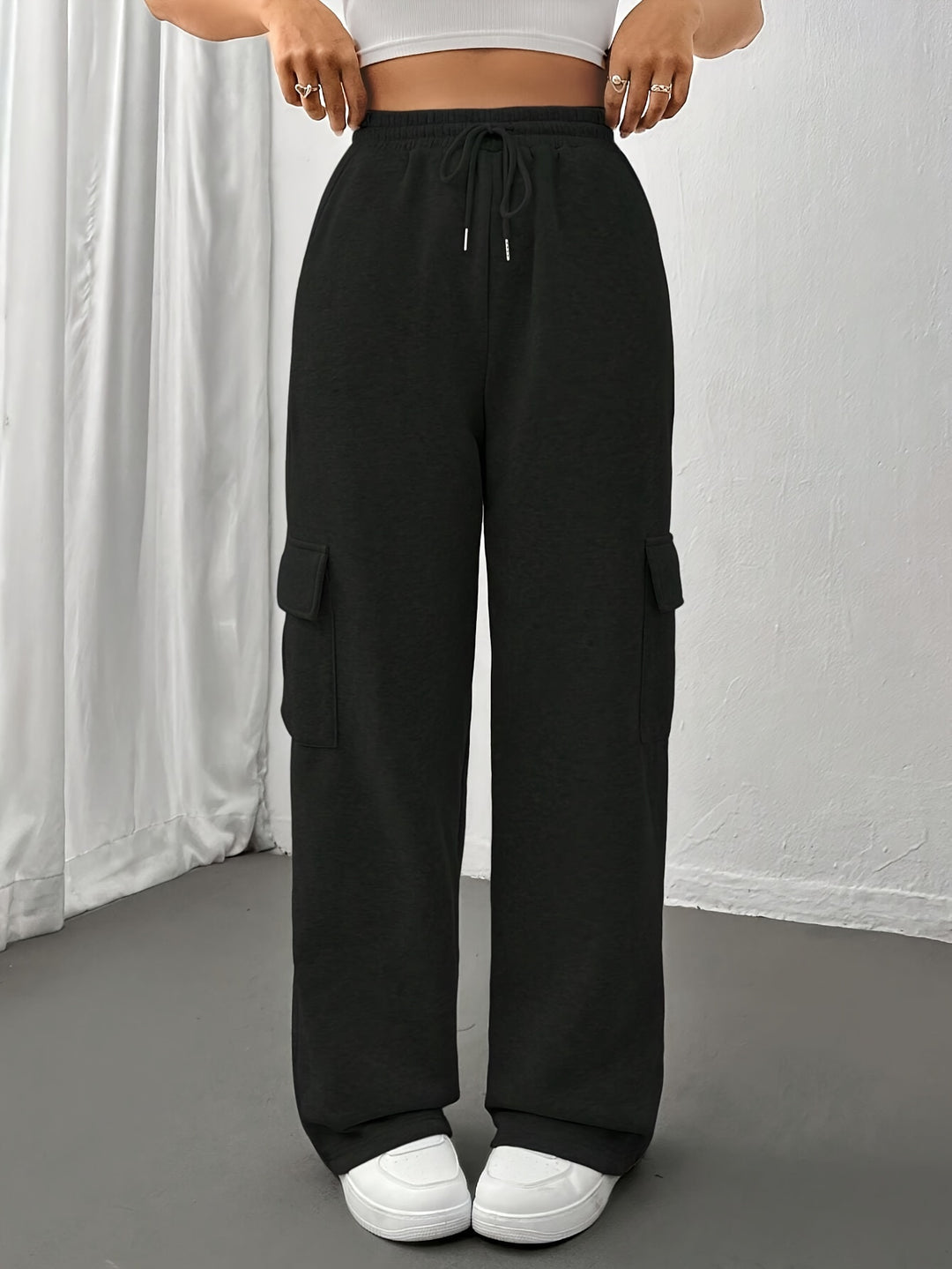 Ruth | Relaxed Cargo Sweatpants