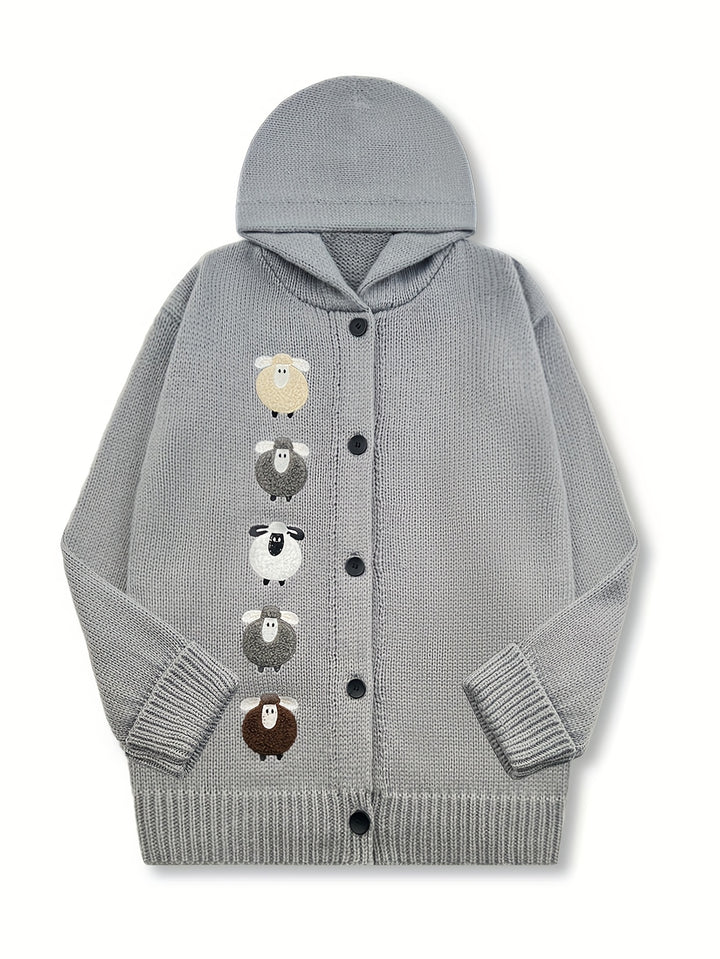 Rosetta | Cozy Hooded Cardigan