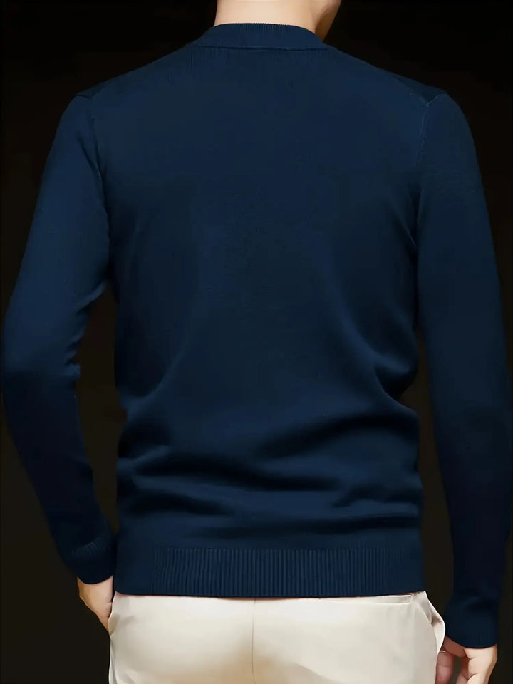 Jonah | Mock Neck Knit Sweater