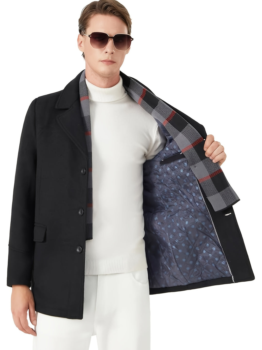 Callum | Tailored Single-Breasted Overcoat