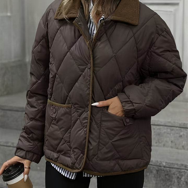 Imogen | Diamond-Quilted Padded Jacket