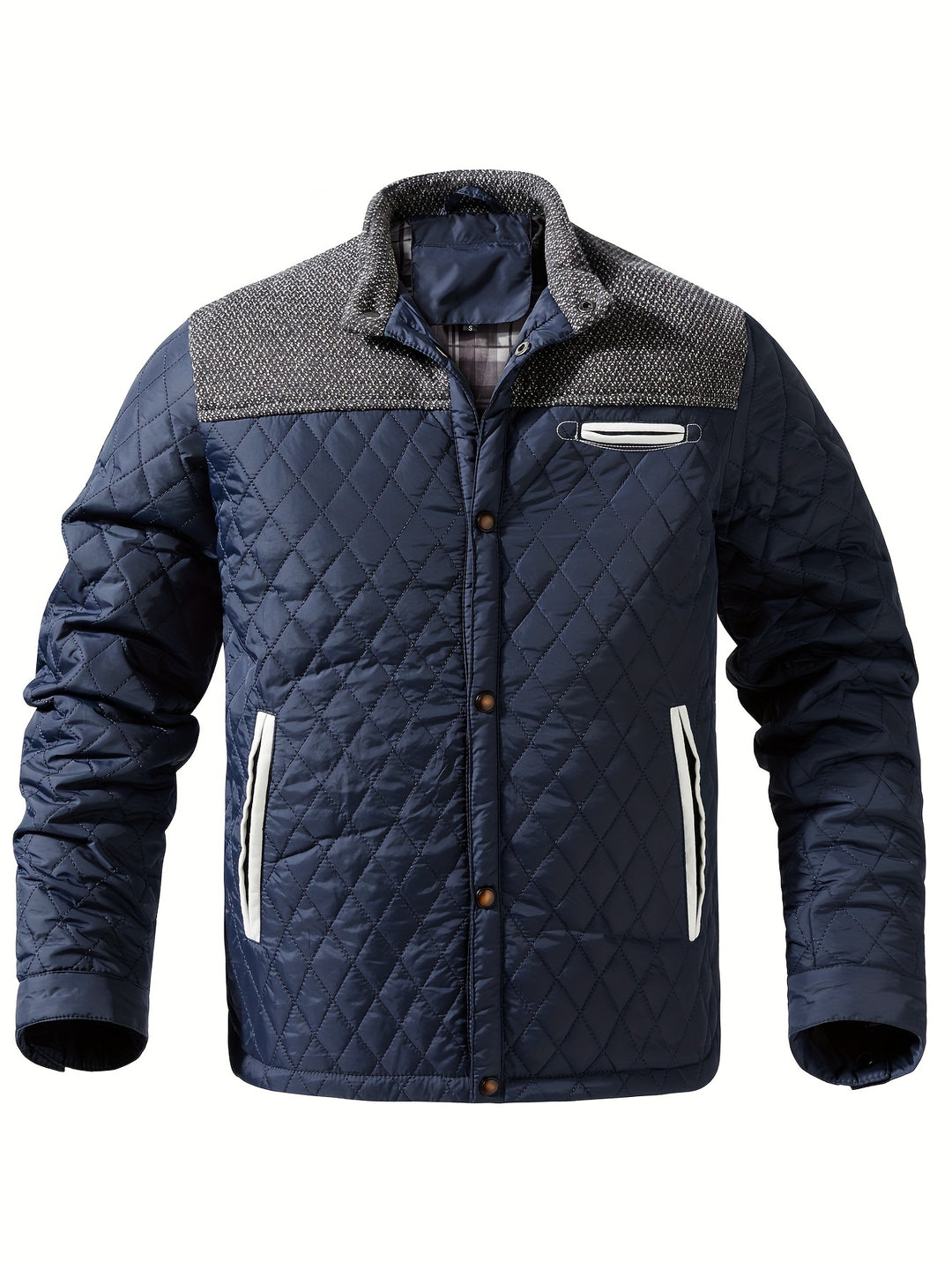 Gideon | Quilted Stand-Collar Jacket