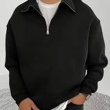 Nathaniel | Cozy Half-Zip Sweatshirt