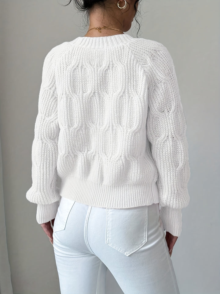 Juniper | Soft Bow-Detail Long Sleeve Cardigan